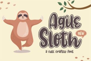 Agile Sloth: A Modern Display Font with Deliberate Charm