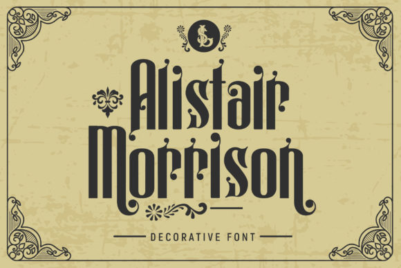 Alistair Morrison: A Premium Display Font Built for Campaigns