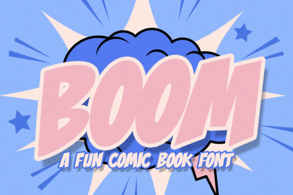 Boom Comic: The Craft-Friendly Display Font with a Punch