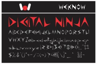 Digital Ninja: A Display Font Designed for Digital Visibility