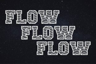 Flow: A Display Font for Brand Identity Projects