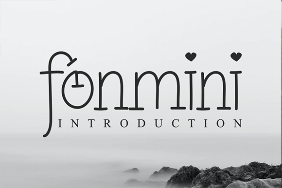 Fonmini: The Quirky Display Font for Digital Campaigns