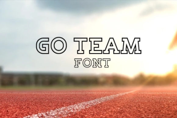 Go Team: A Bold Display Font for Crafters and Product Creators