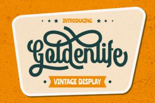 Goldenlife: A Vintage Typeface for Editorial Mood
