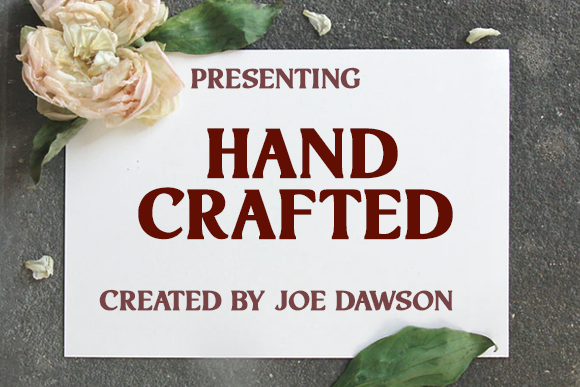Hand Crafted: A Font for Creative Digital Storytelling