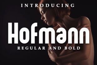 Hofmann: A Display Font for Commanding Digital Branding