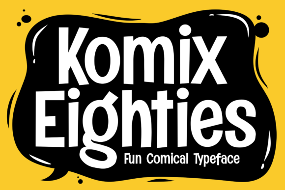 Komix Eighties: A Display Font for Thoughtful Editorial Design