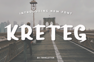 Kreteg: The Bold Display Font That Builds Your Digital Brand