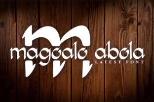 Magoalo Abola: A Display Font with Real Project Character
