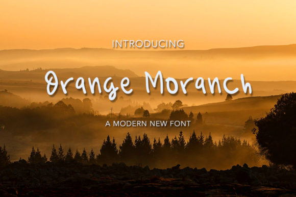 Orange Moranch: A Font for Engaging Editorial Design