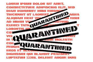 Quarantined Font: A Bold Display Typeface for Editorial Impact