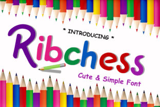 Ribchess: A Craft-Friendly Display Font