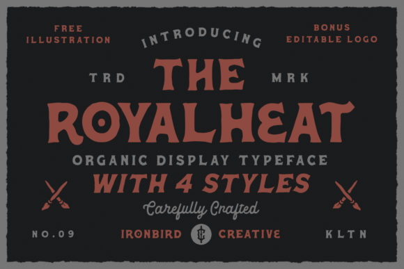 The Royalheat Font: Editorial Elegance for Vintage-Inspired Content