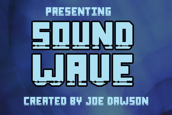 The Sound Wave Font: A Futuristic Display Typeface for Digital Design