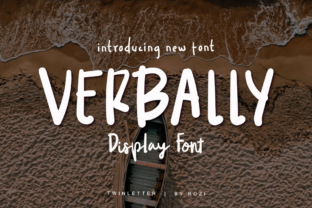 Verbally: A Relaxed Display Font for Modern Branding
